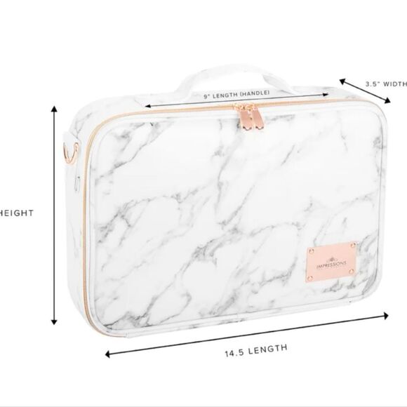 Impressions C'Est La Vie Cosmetic Carry Case w/Adjustable Dividers - Picture 7 of 8